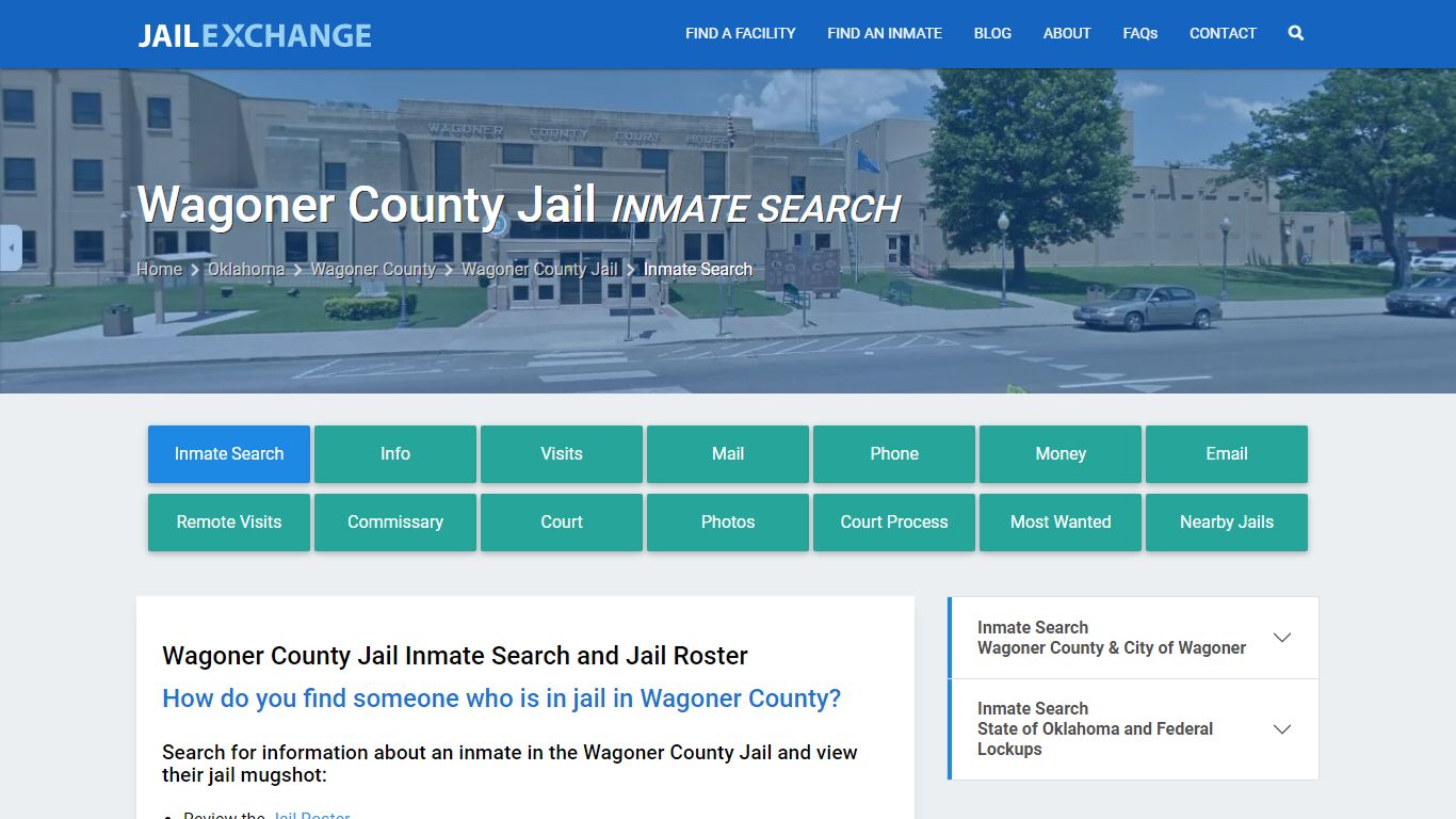 Inmate Search: Roster & Mugshots - Wagoner County Jail, OK